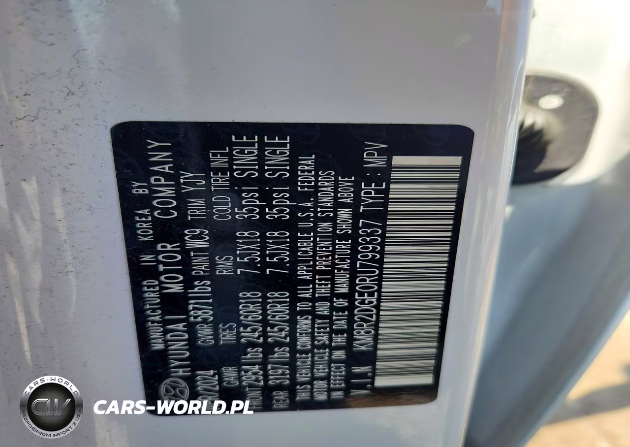 2024 Hyundai Palisade Sel VIN:KM8R2DGE0RU799337 - 13