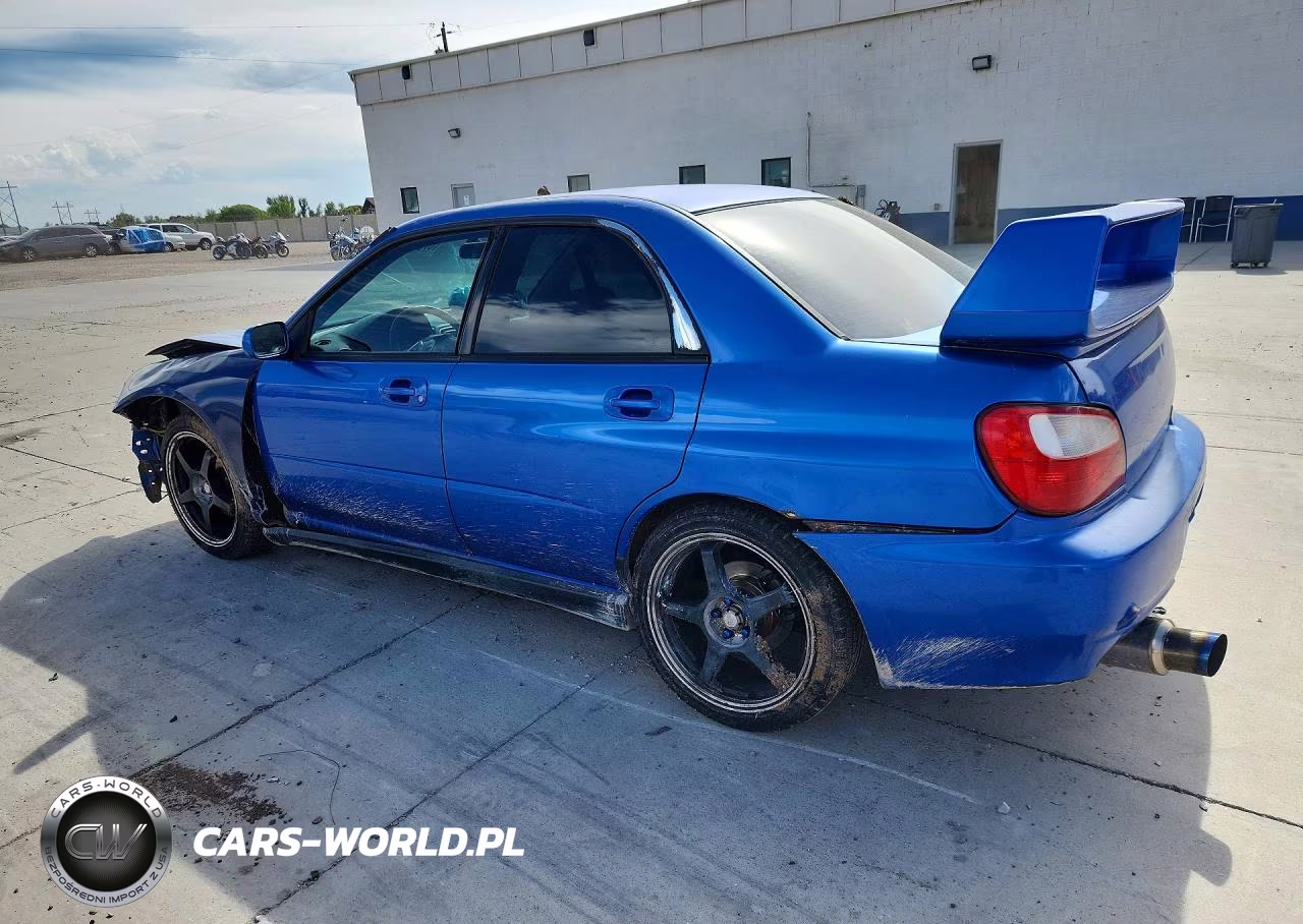2002 Subaru Impreza Wrx VIN:JF1GD29652G501116 - 2