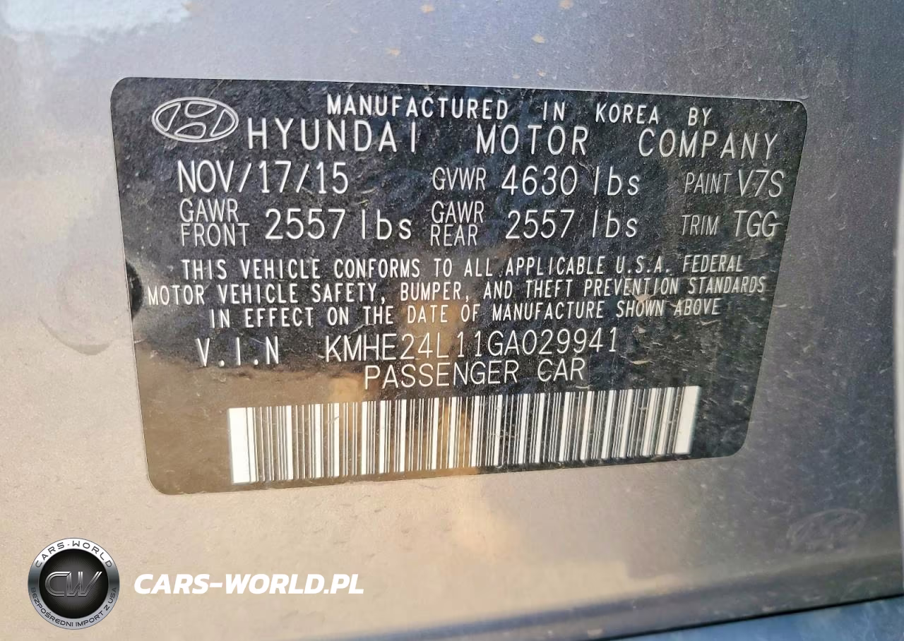 2016 Hyundai Sonata Hybrid Se VIN:KMHE24L11GA029941 - 13