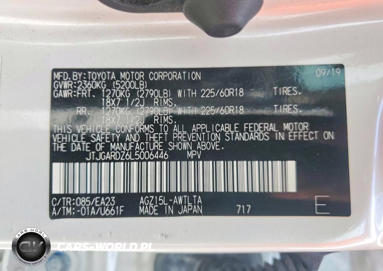 2020 Lexus Nx 300 VIN:JTJGARDZ6L5006446 - 13