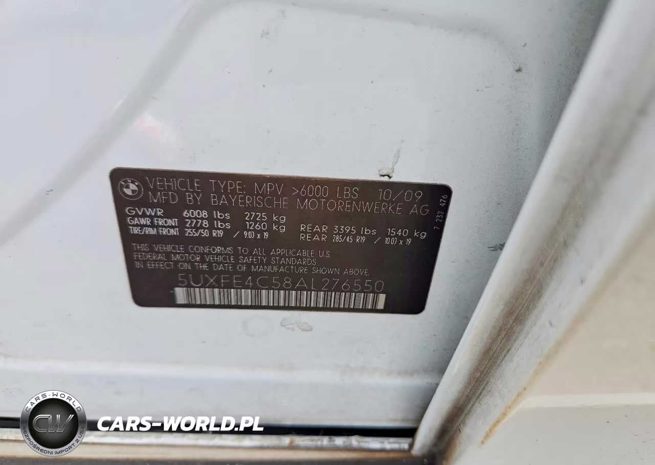 2010 BMW X5 xDrive30I VIN:5UXFE4C58AL276550 - 13