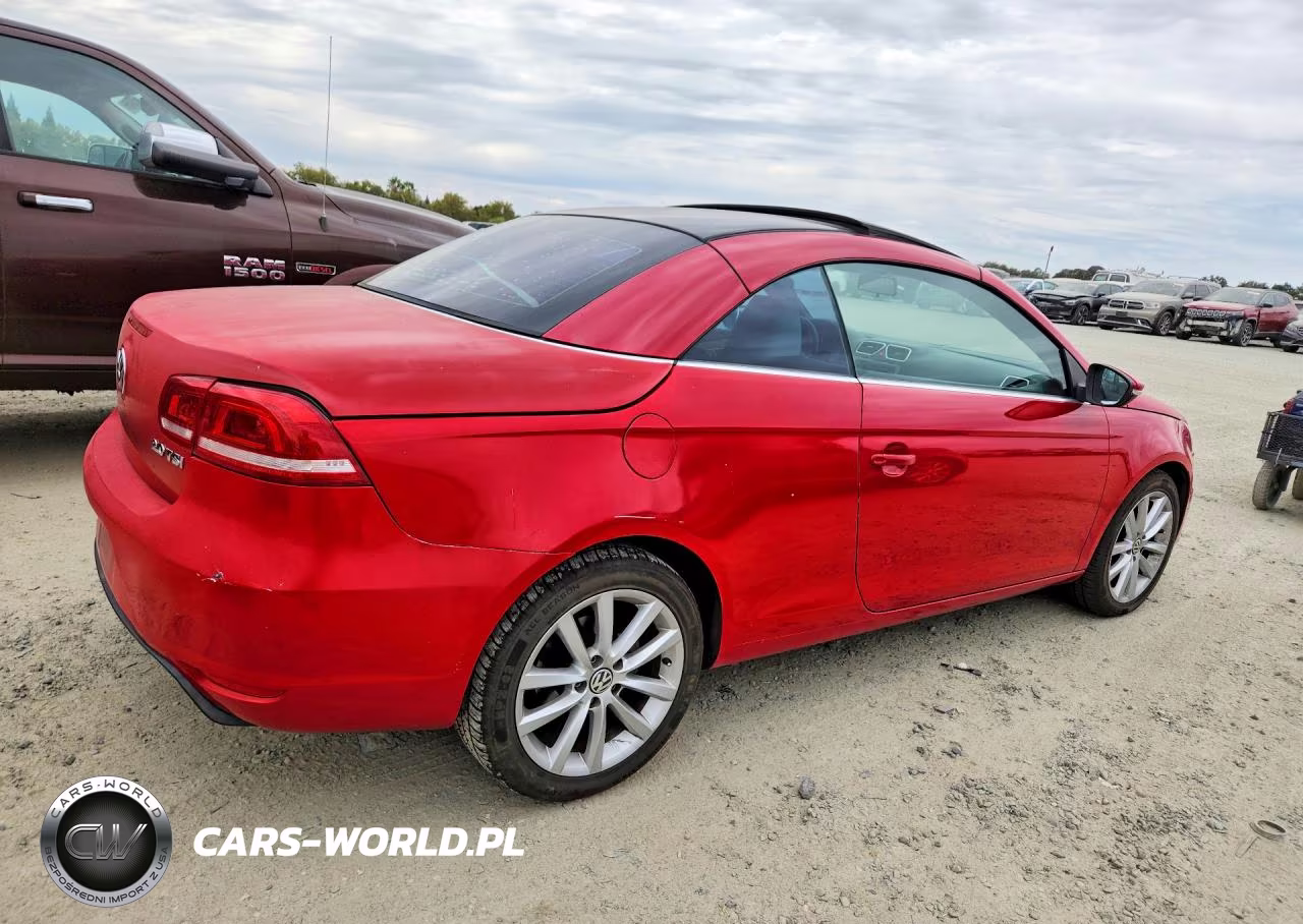 2012 Volkswagen Eos Komfort VIN:WVWBW7AH0CV016470 - 3
