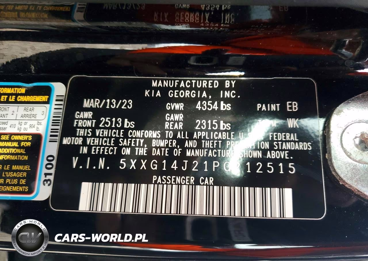 2023 Kia K5 Lxs VIN:5XXG14J21PG212515 - 12