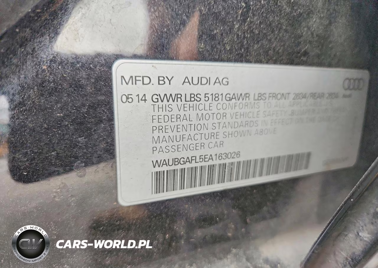 AUDI S4 PREMIUM VIN:WAUBGAFL5EA163026 - 13