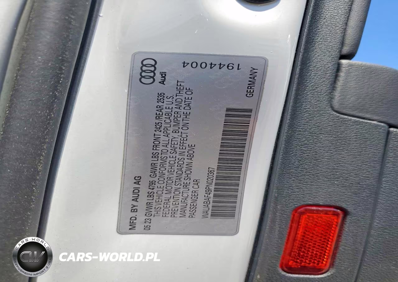 2023 Audi A4 Premium 40 VIN:WAUABAF49PN020367 - 12