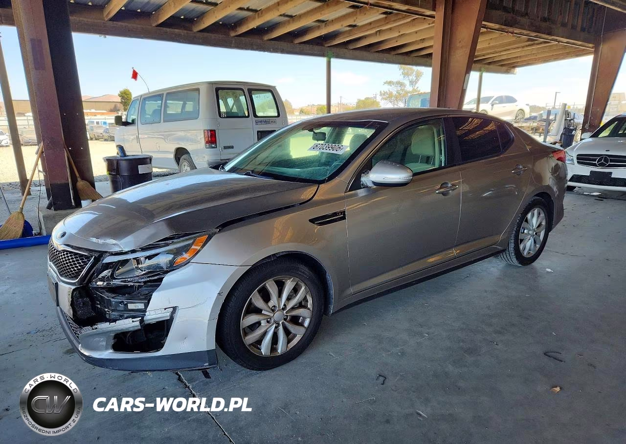 2014 Kia Optima Lx VIN:5XXGM4A77EG340287 - 1