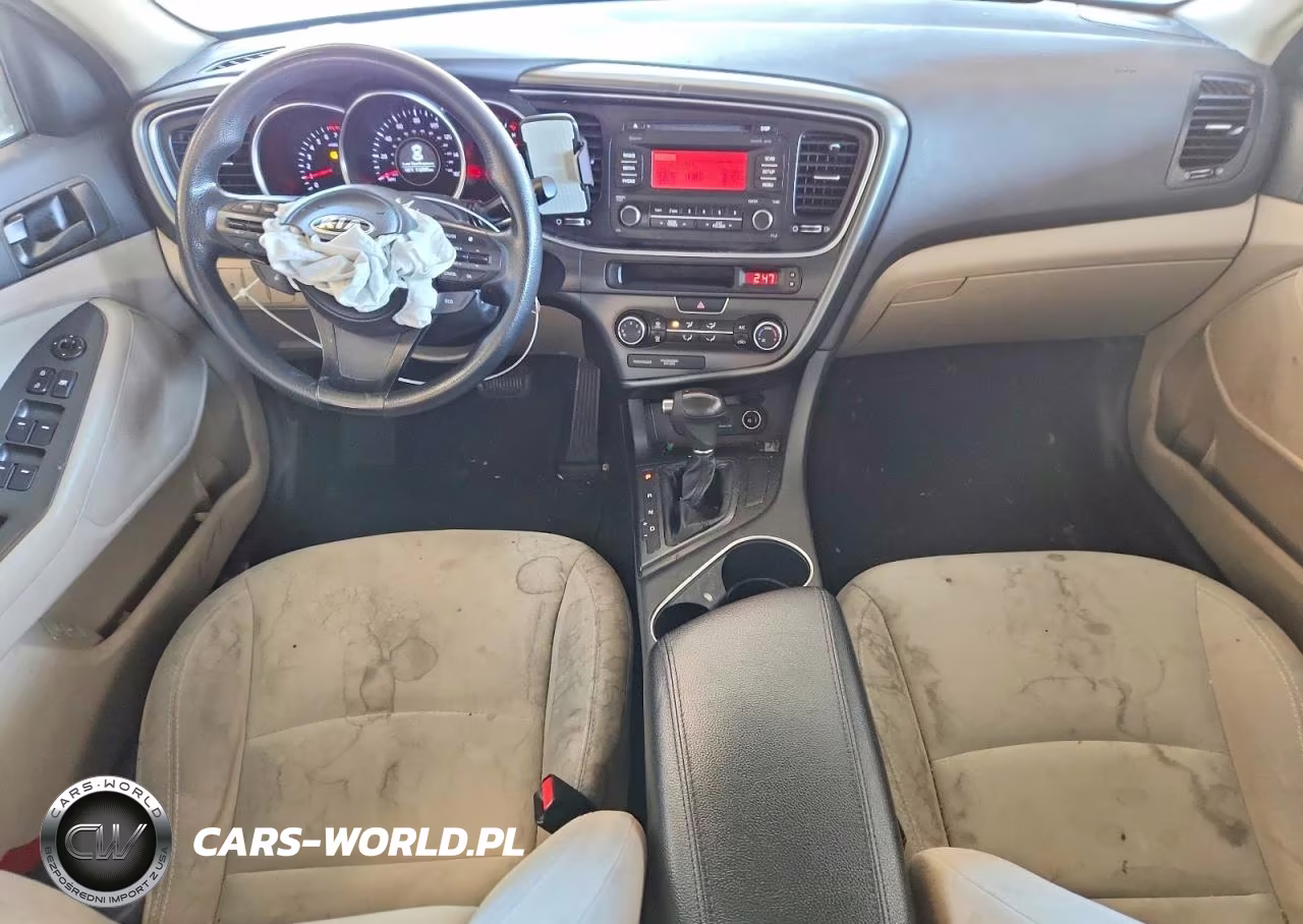 2014 Kia Optima Lx VIN:5XXGM4A77EG340287 - 8