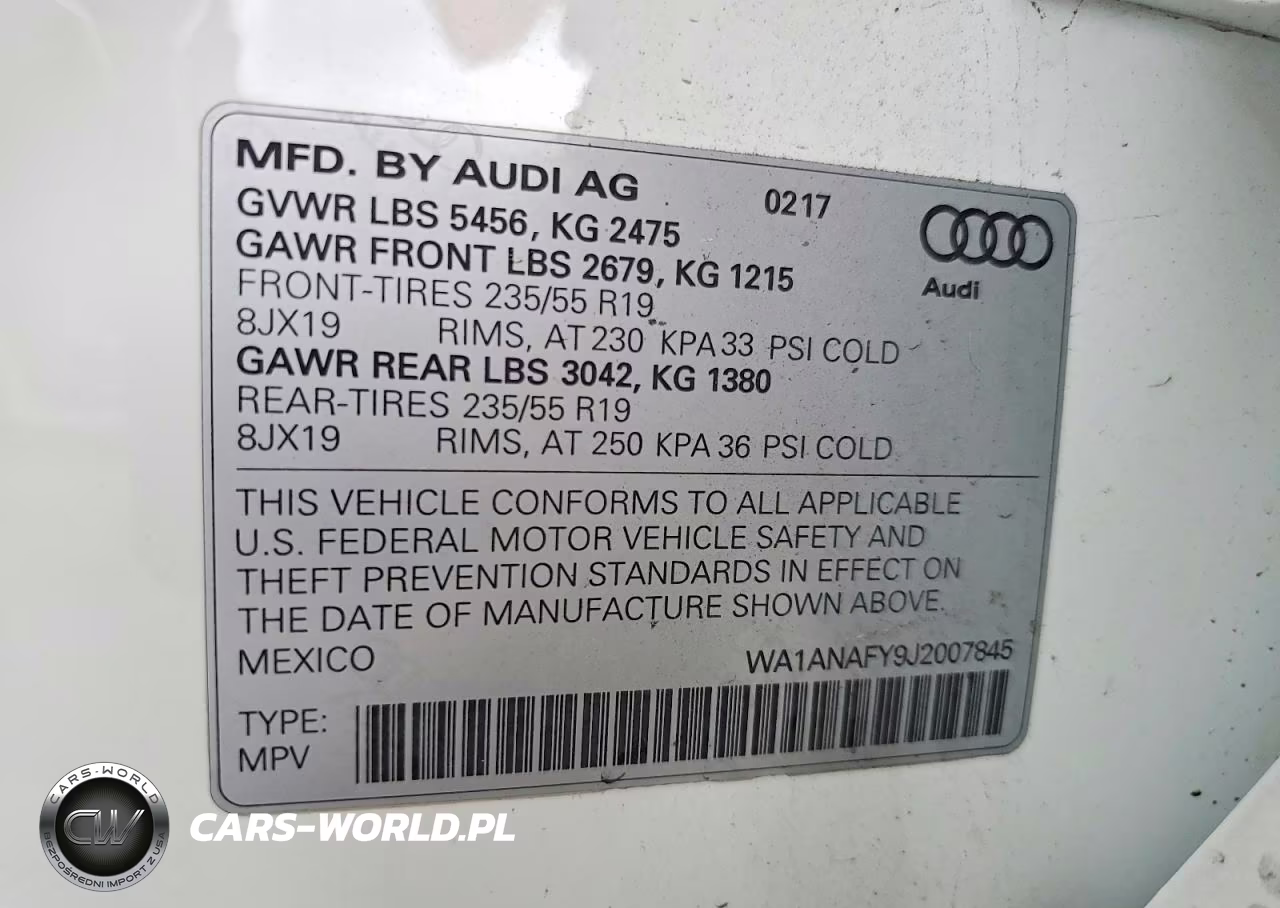 2018 Audi Q5 Premium VIN:WA1ANAFY9J2007845 - 13
