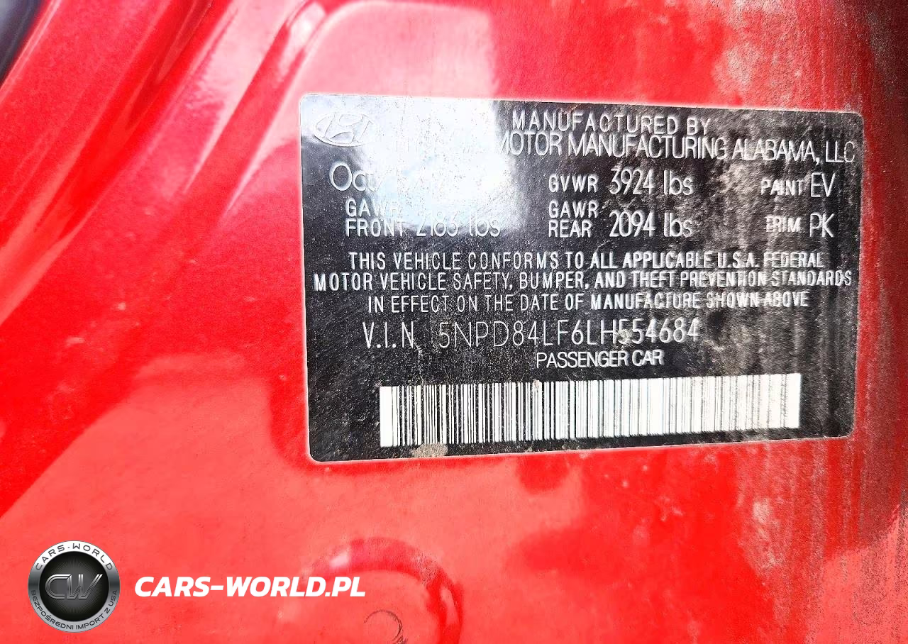 2020 Hyundai Elantra Sel VIN:5NPD84LF6LH554684 - 12