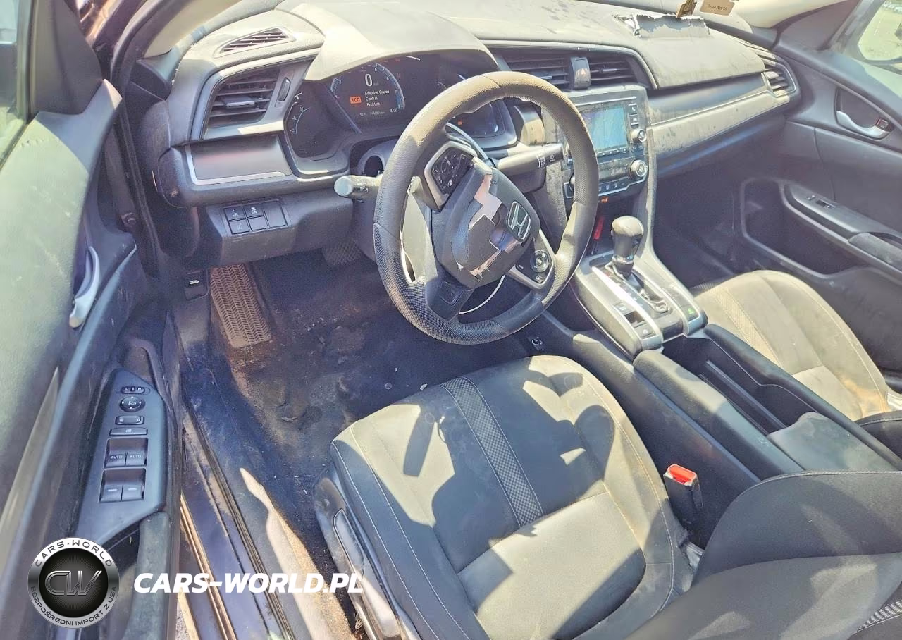 2019 Honda Civic Lx VIN:19XFC2F66KE005271 - 8