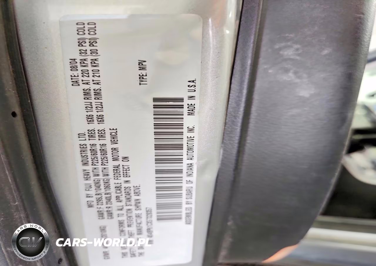 2005 Subaru Legacy Outback 2.5I VIN:4S4BP61CX57328357 - 13