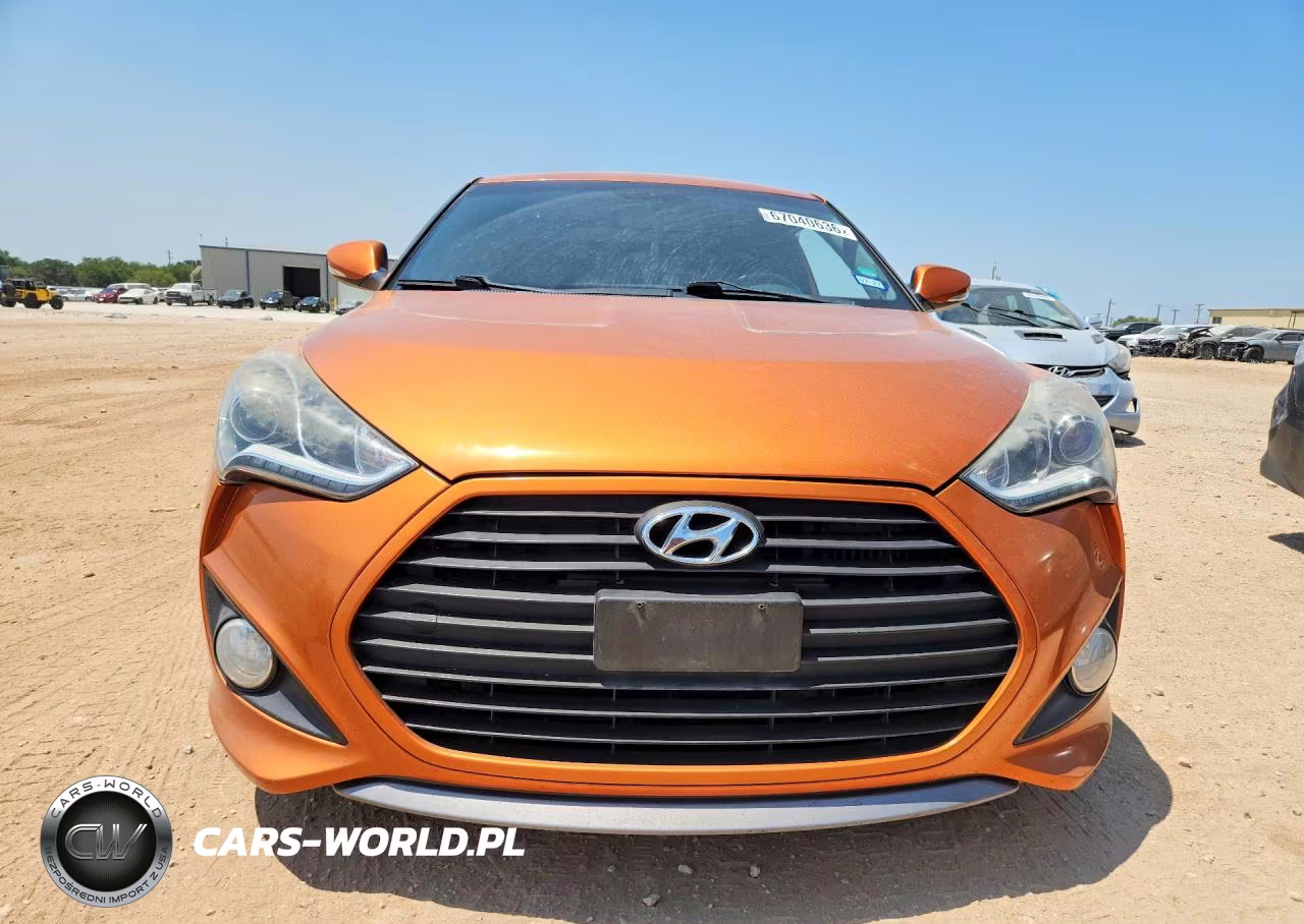 2014 Hyundai Veloster Turbo VIN:KMHTC6AE9EU209976 - 5