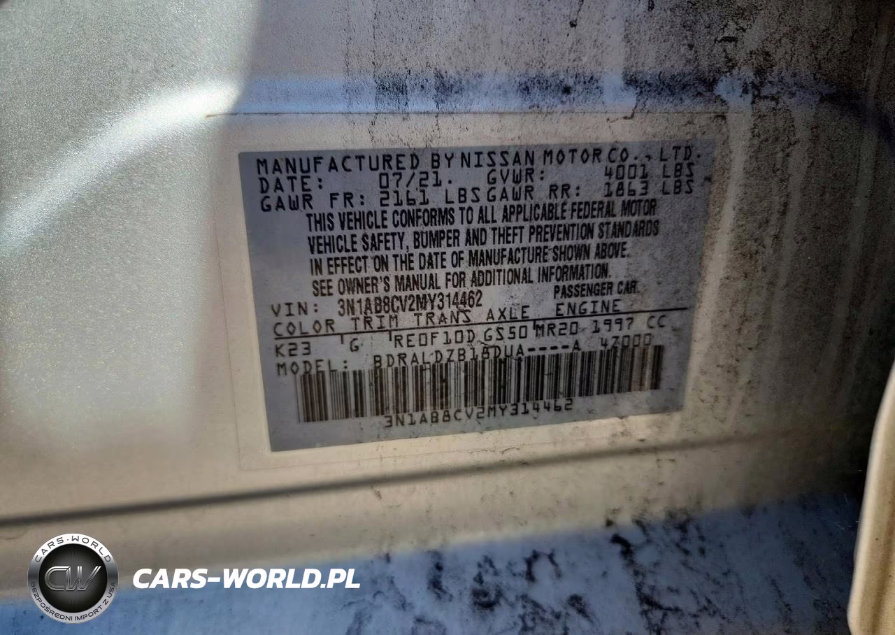 2021 Nissan Sentra Sv VIN:3N1AB8CV2MY314462 - 12