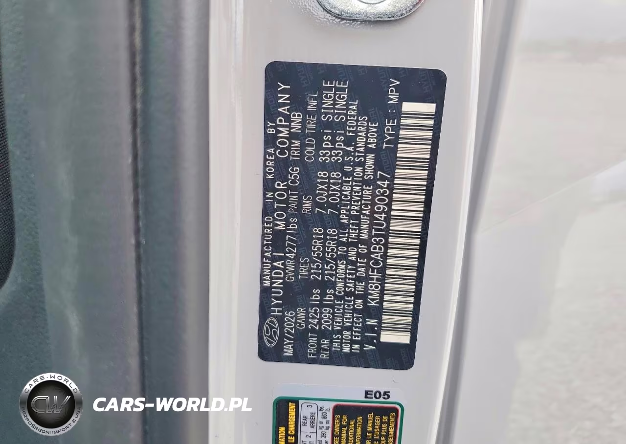 2026 Hyundai Kona Sel Sport VIN:KM8HFCAB3TU490347 - 14