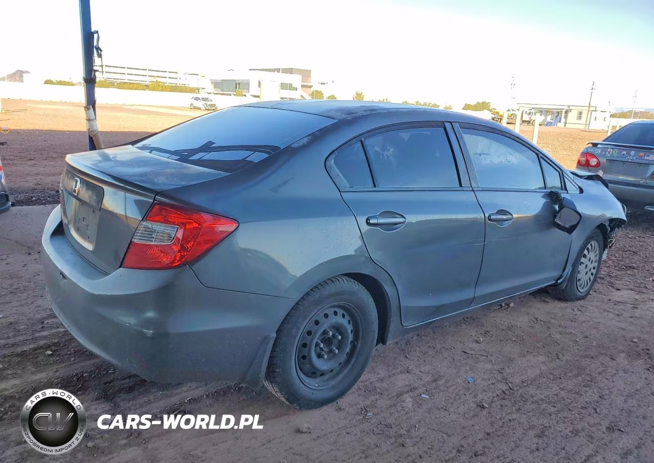 2012 Honda Civic Lx VIN:2HGFB2F54CH579854 - 3