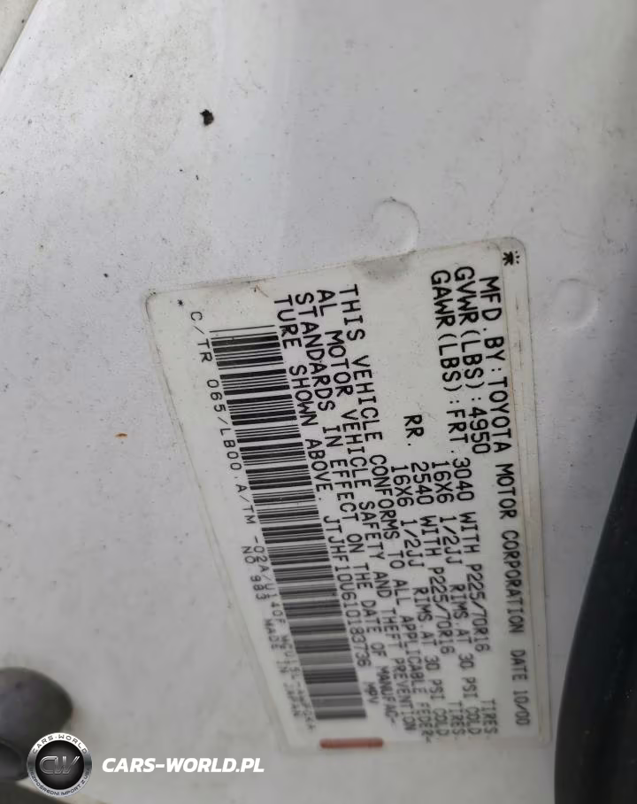 2001 Lexus Rx 300 VIN:JTJHF10U610183736 - 12