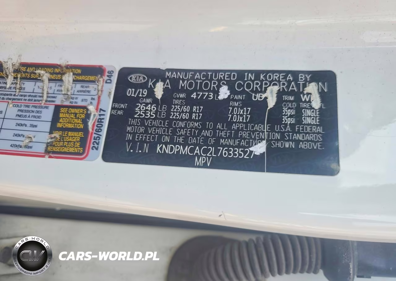 2020 Kia Sportage Lx VIN:KNDPMCAC2L7633527 - 13