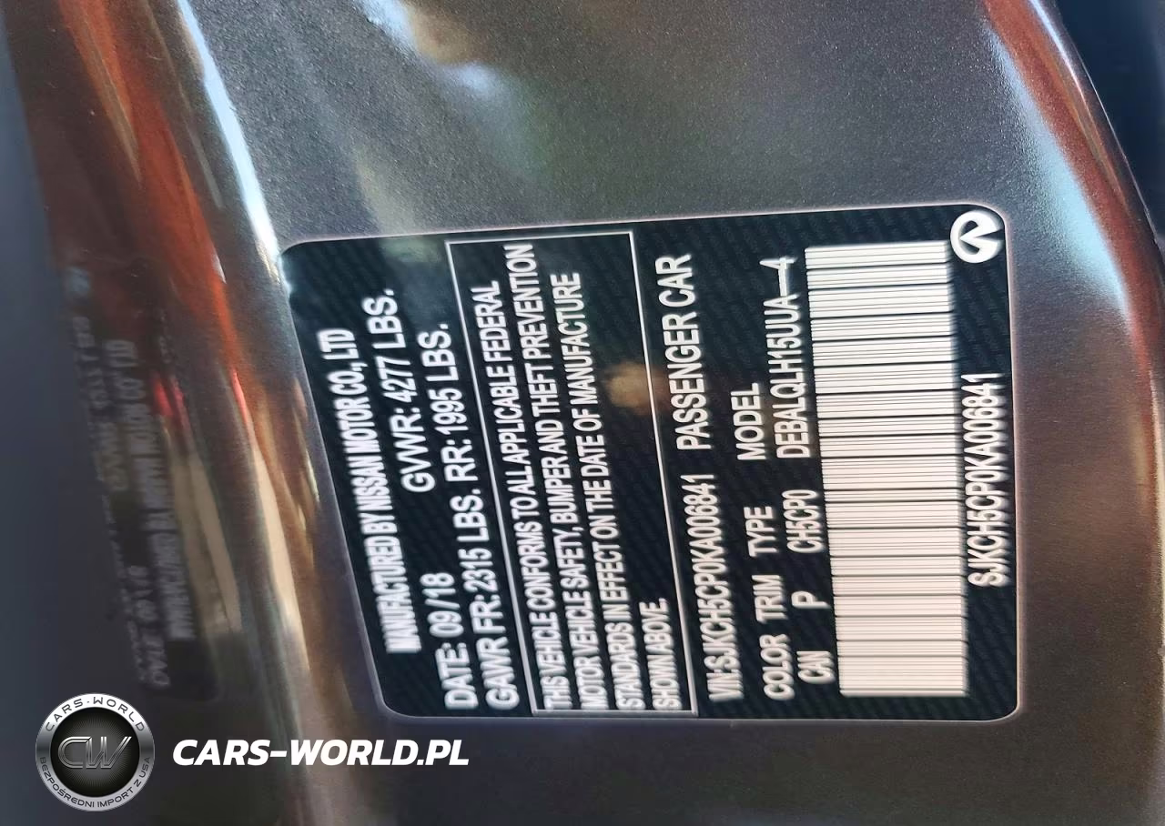 2019 Infiniti Qx30 Luxe VIN:SJKCH5CP0KA006841 - 12