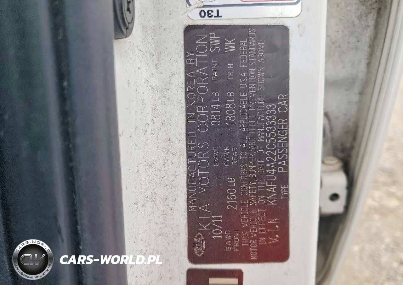 2012 Kia Forte Ex VIN:KNAFU4A22C5533333 - 12