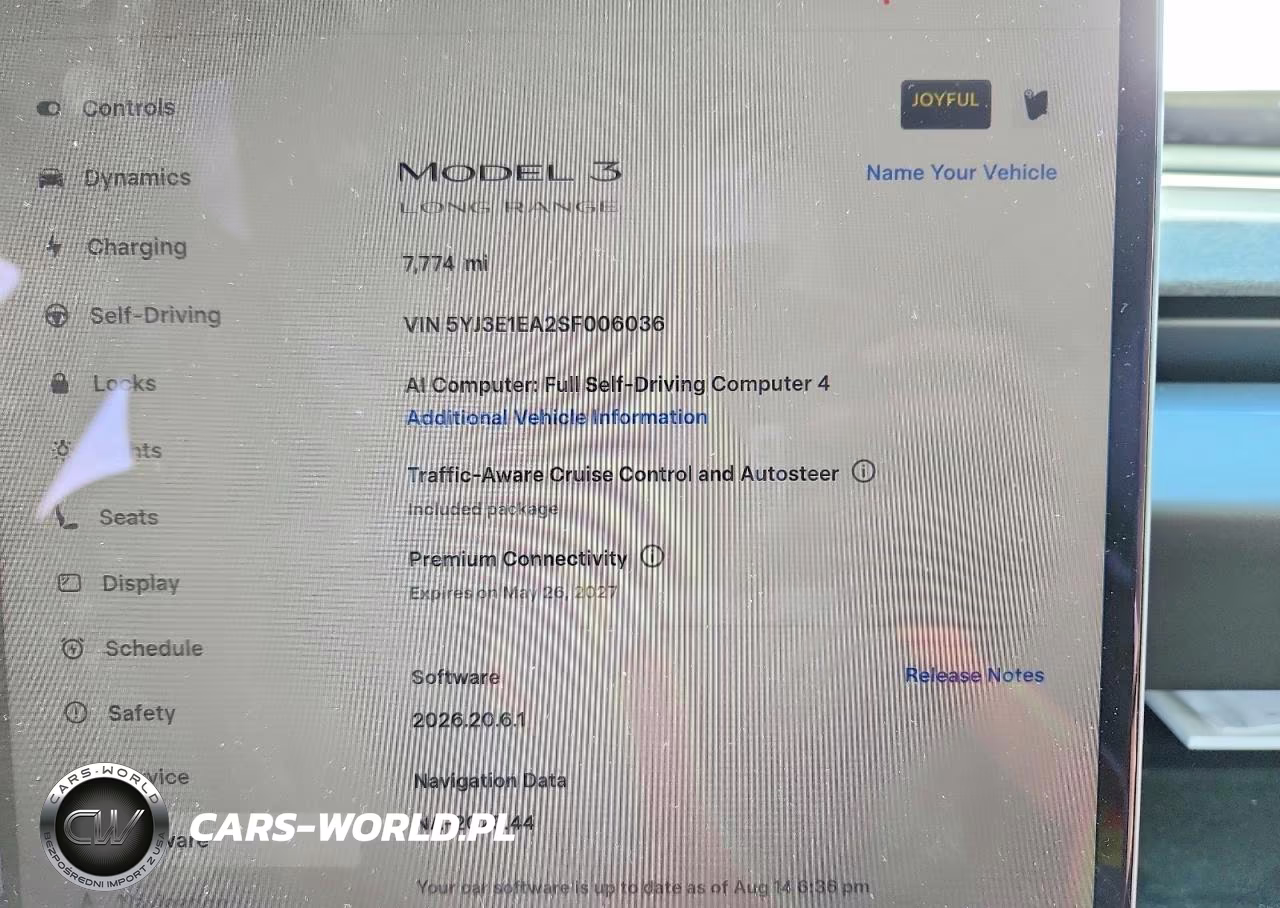 2025 Tesla Model 3 VIN:5YJ3E1EA2SF006036 - 9