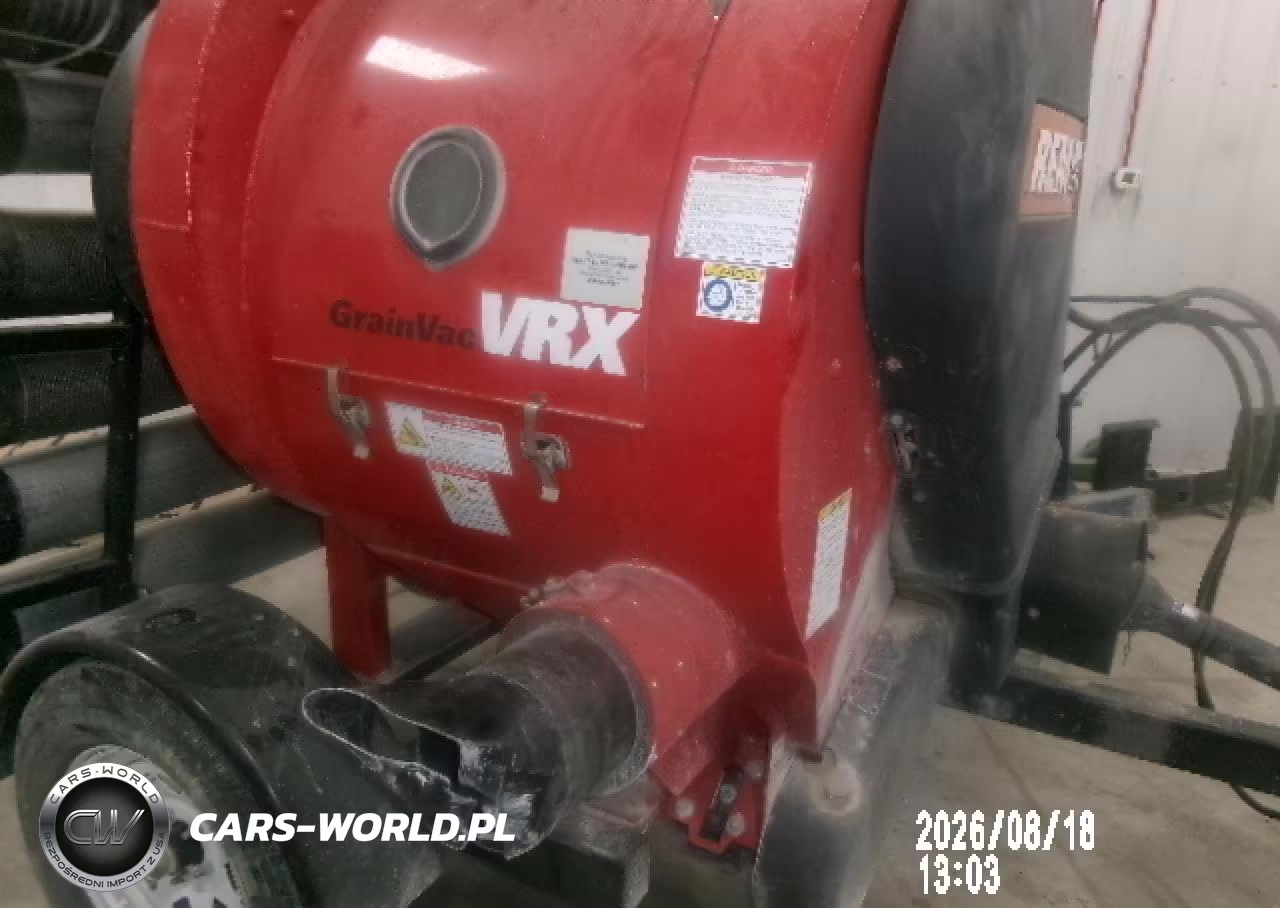 2019 Agi Rem Vrx Grain Vacuum - Grain Auger VIN:41111 - 2