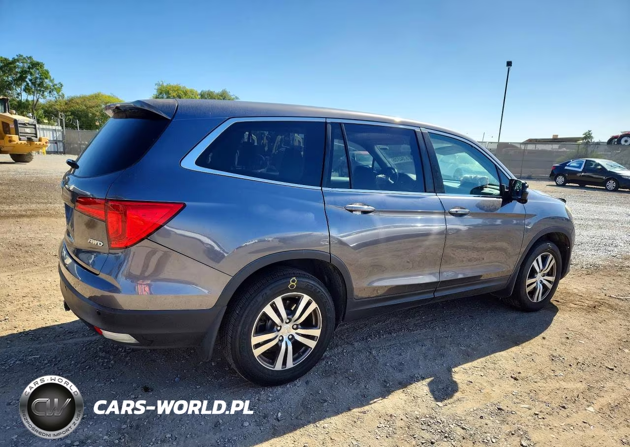 2017 Honda Pilot Exln VIN:5FNYF6H71HB014220 - 3