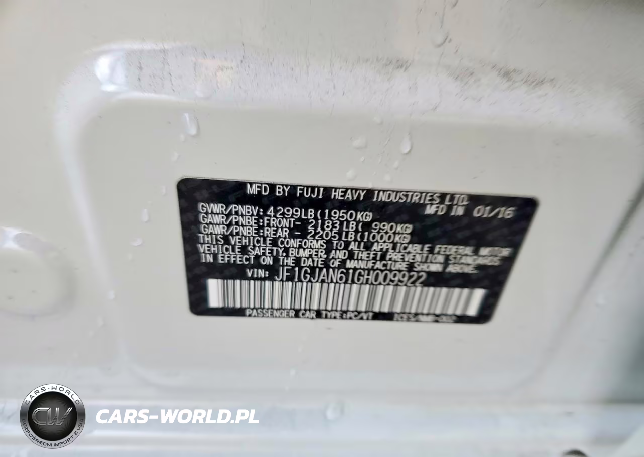 2016 Subaru Impreza Limited VIN:JF1GJAN61GH009922 - 13