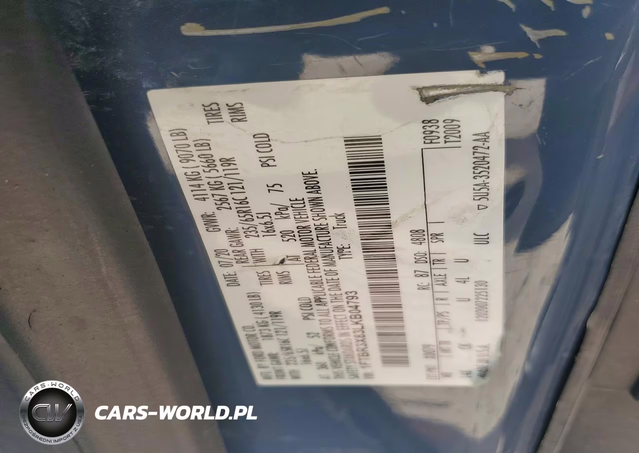 2020 Ford Transit T-250 VIN:1FTBR3X83LKB04793 - 14