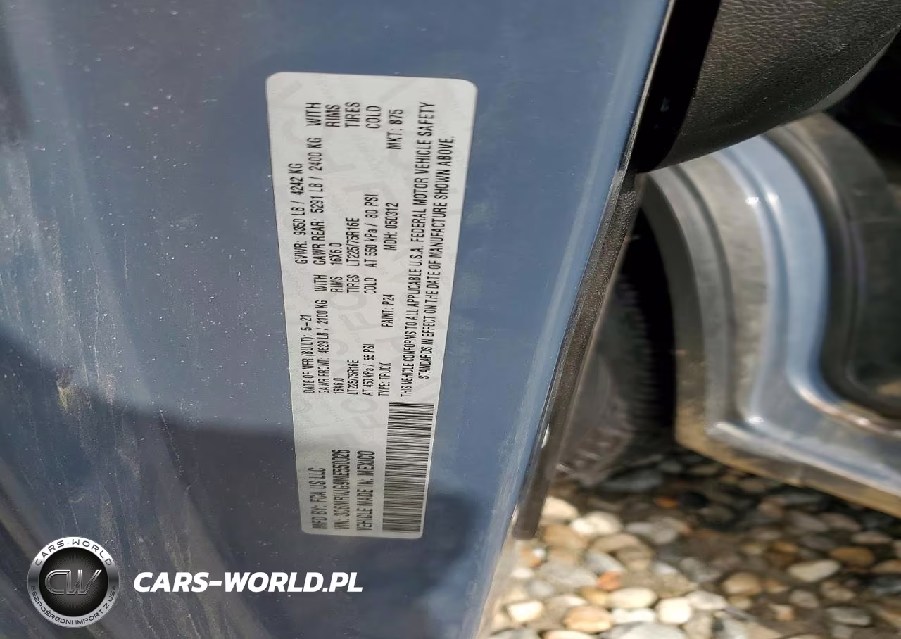 2021 Ram Promaster 3500 Delivery Van VIN:3C6MRVJG9ME550026 - 13