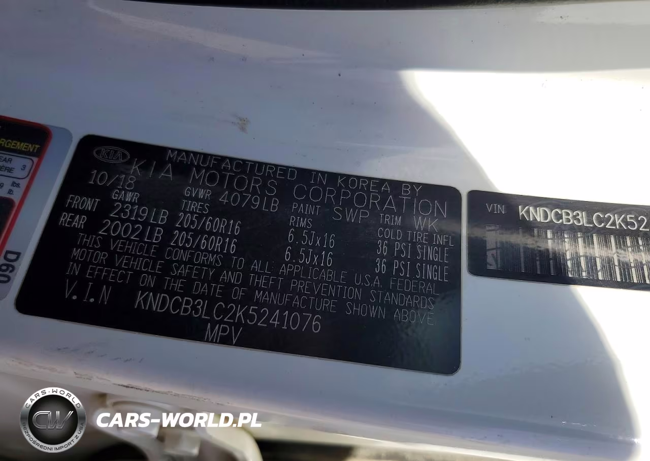 2019 Kia Niro Fe VIN:KNDCB3LC2K5241076 - 12