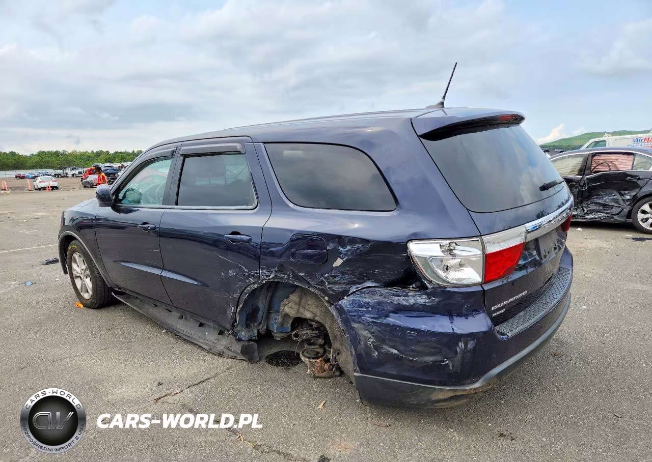 2012 Dodge Durango Sxt VIN:1C4RDJAG7CC198124 - 2