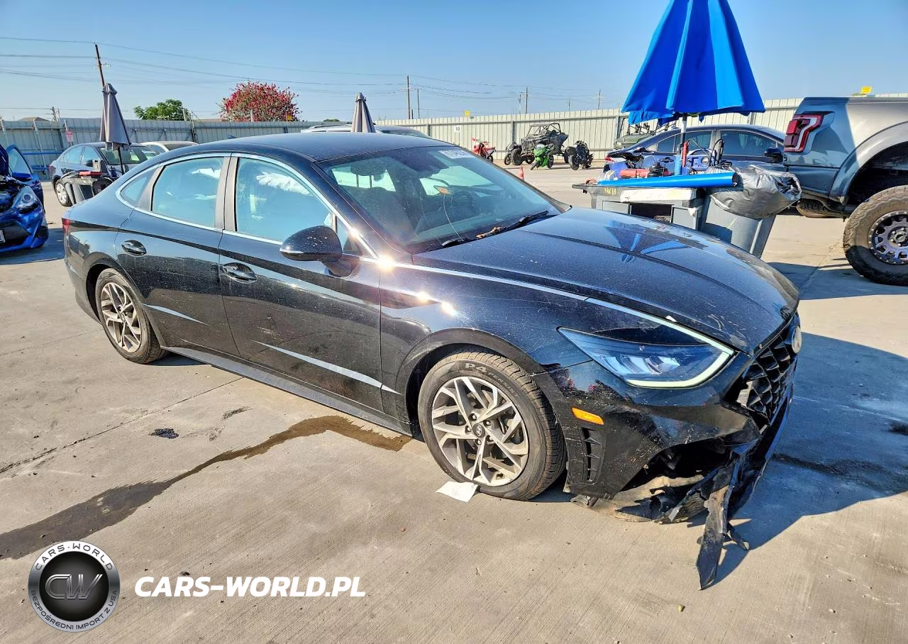 2021 Hyundai Sonata Sel VIN:KMHL64JA5MA146092 - 4