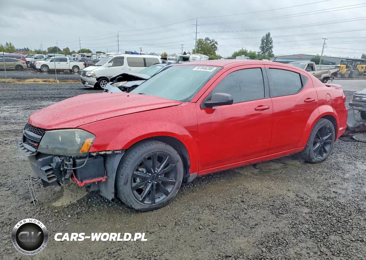 2014 Dodge Avenger Se VIN:1C3CDZAB6EN148061 - 1