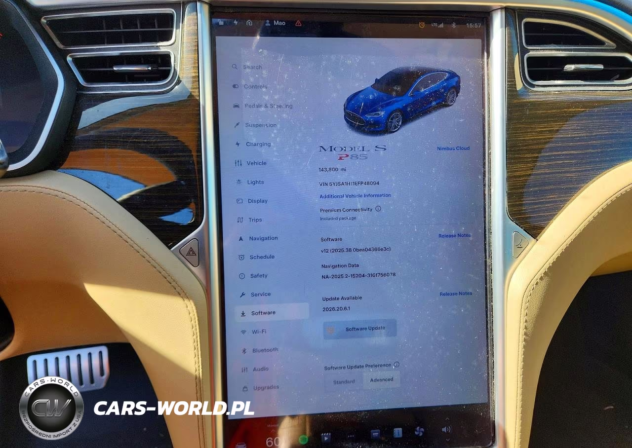 2014 Tesla Model S VIN:5YJSA1H11EFP48094 - 9