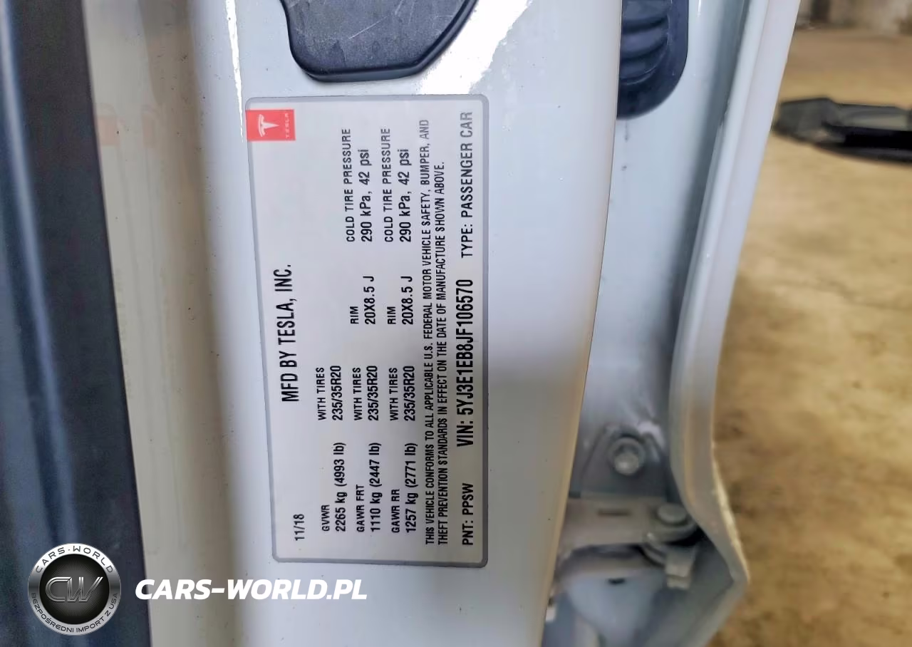 2018 Tesla Model 3 VIN:5YJ3E1EB8JF106570 - 13