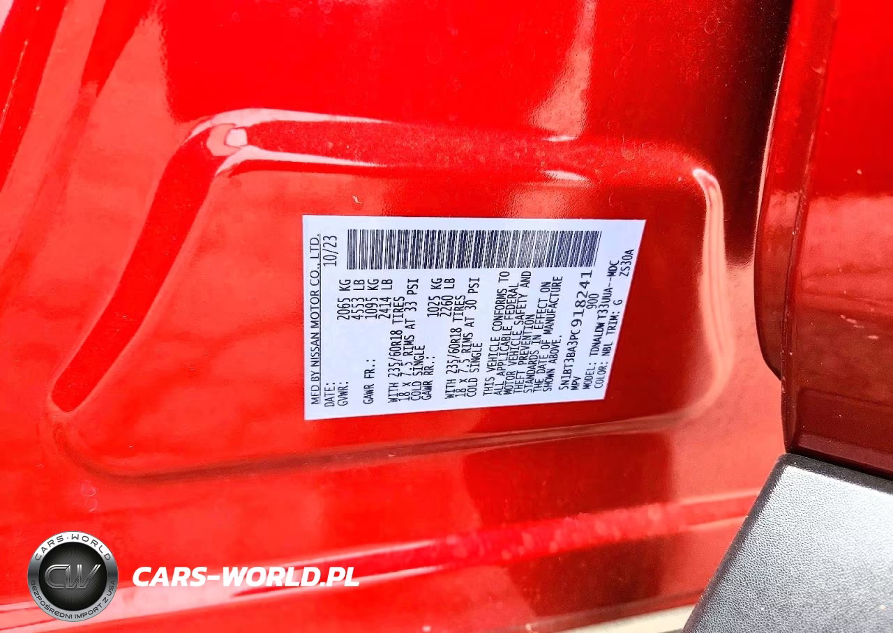 2023 Nissan Rogue Sv VIN:5N1BT3BA3PC918241 - 13