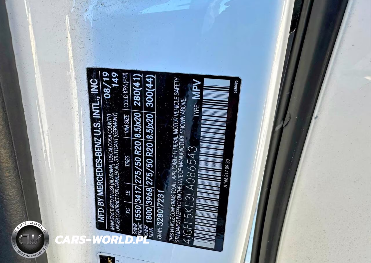 2020 Mercedes-Benz Gls 450 4Matic VIN:4JGFF5KE3LA086543 - 10