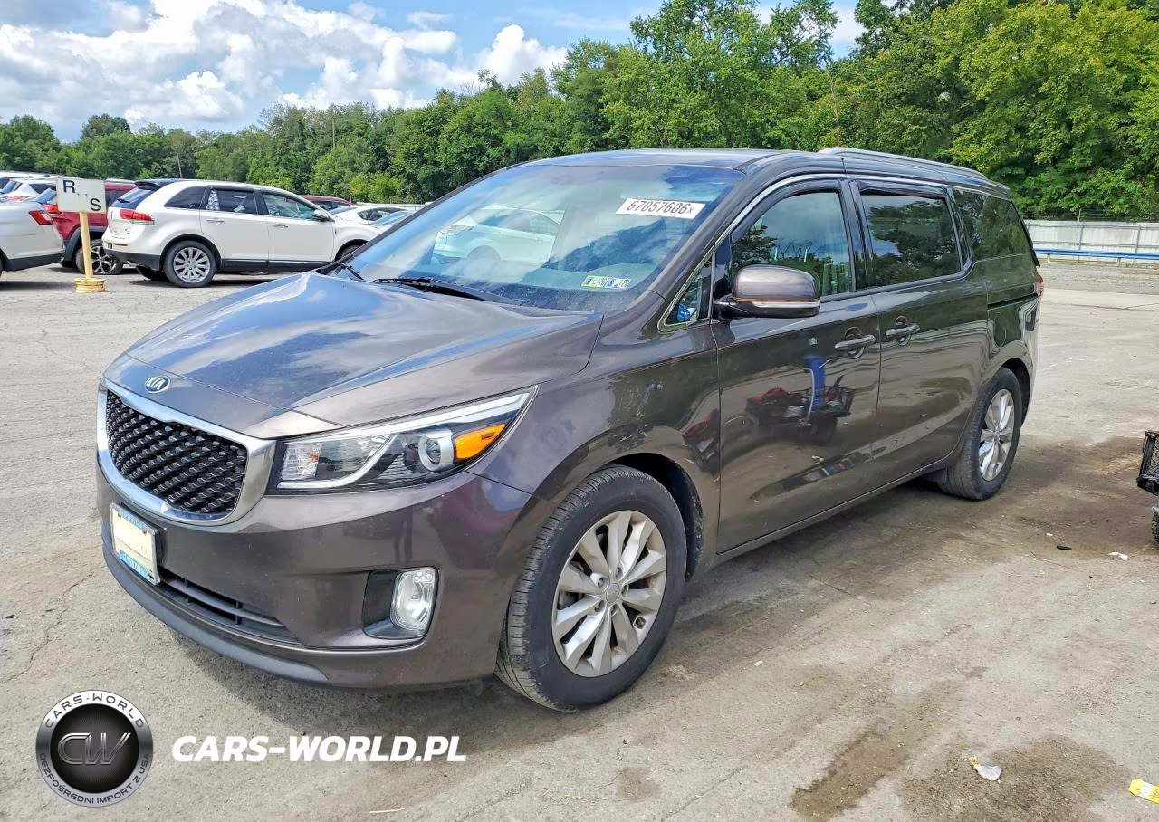 2016 Kia Sedona Ex VIN:KNDMC5C17G6137521 - 1