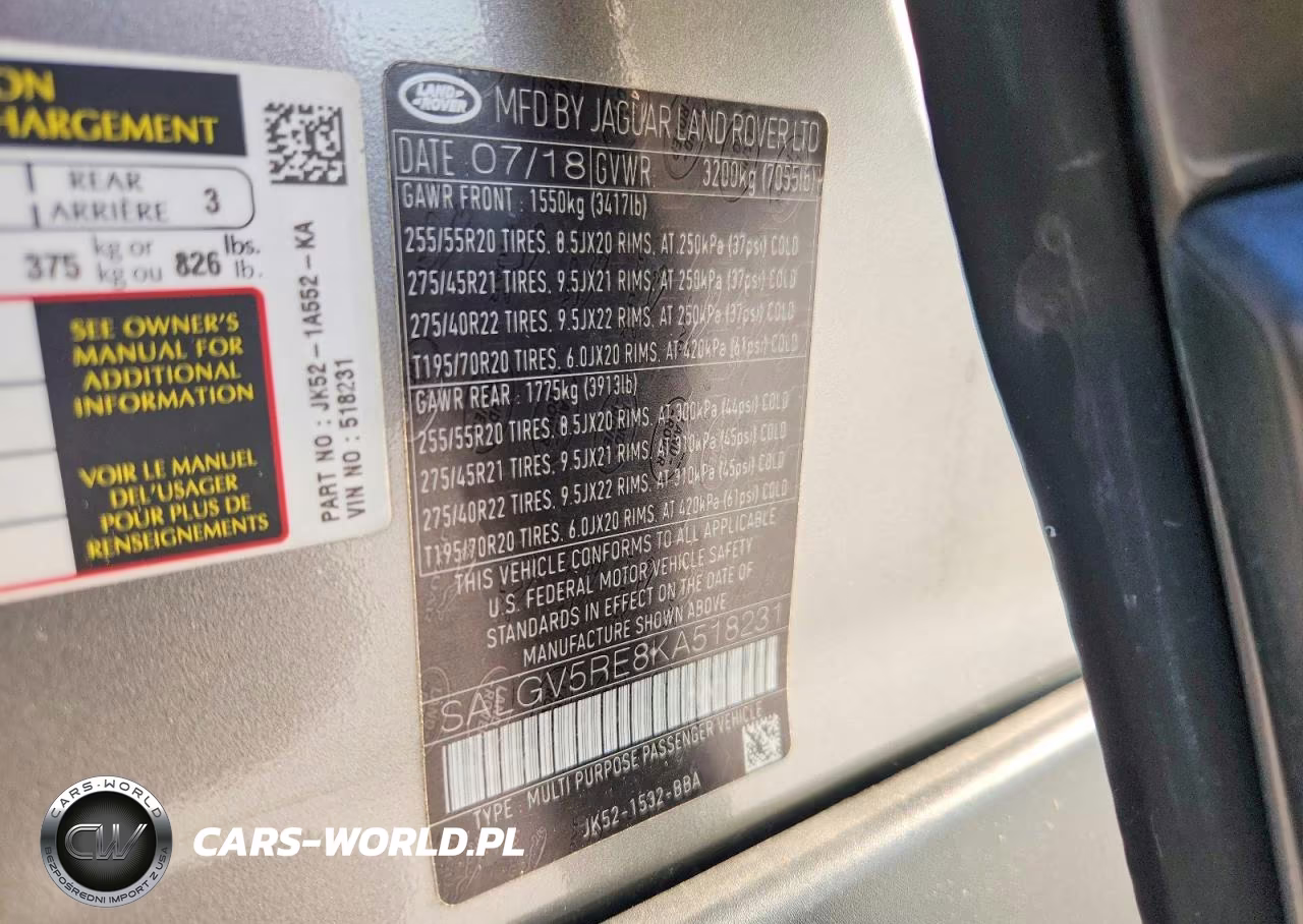 2019 Land Rover Range Rover Autobiography VIN:SALGV5RE8KA518231 - 13