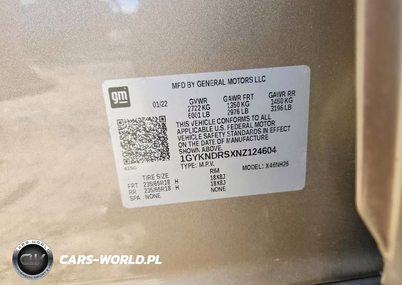 2022 Cadillac Xt5 Premium Luxury VIN:1GYKNDRSXNZ124604 - 13