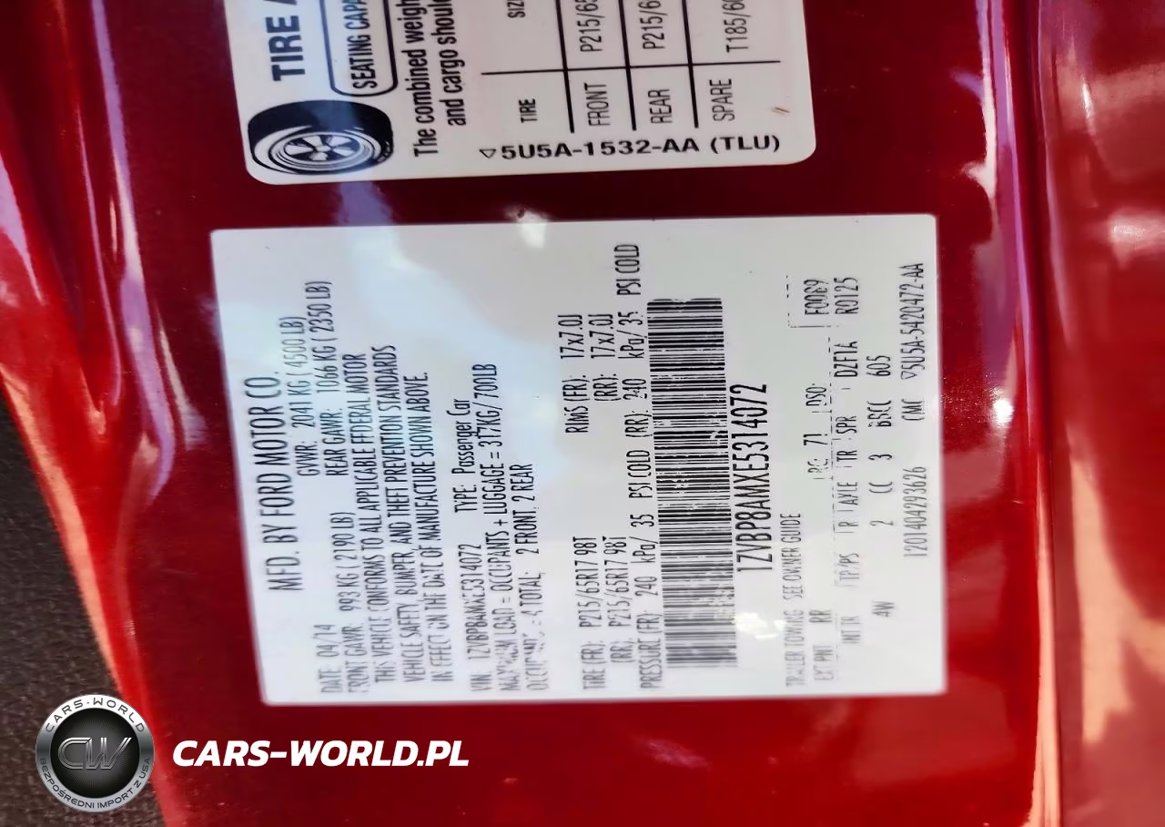 2014 Ford Mustang VIN:1ZVBP8AMXE5314072 - 12