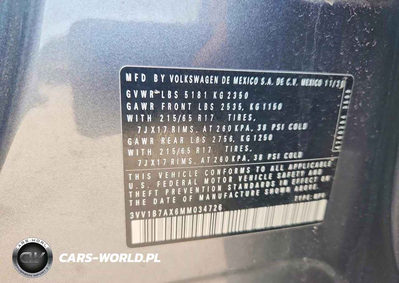 2021 Volkswagen Tiguan S VIN:3VV1B7AX6MM034726 - 13