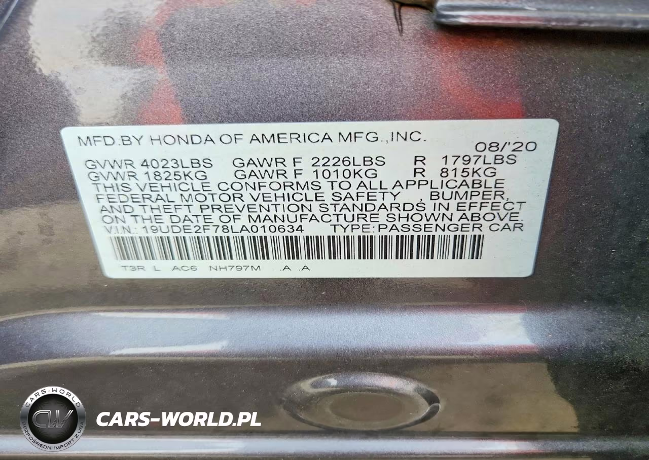 2020 Acura Ilx Premium VIN:19UDE2F78LA010634 - 12
