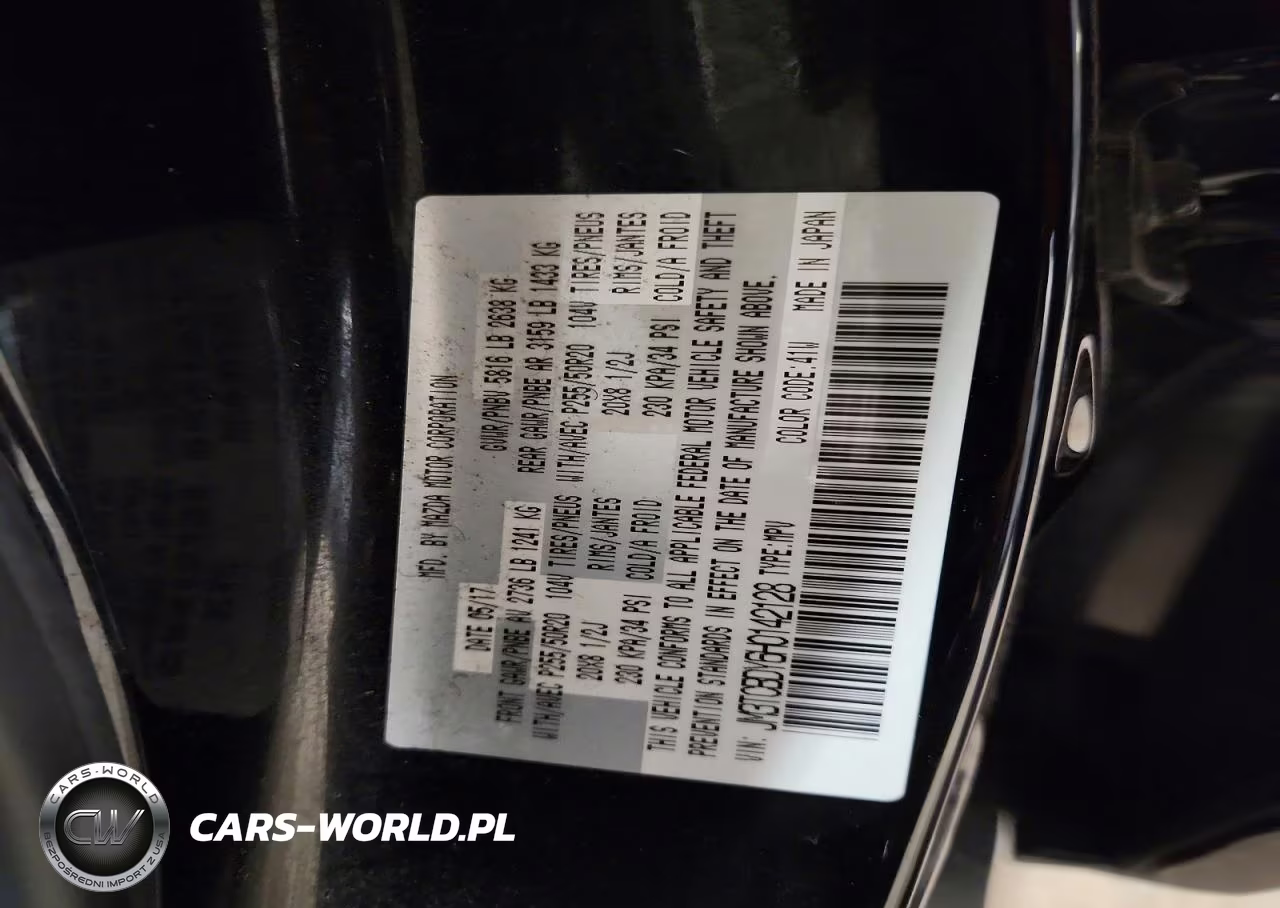 2017 Mazda Cx-9 Grand Touring VIN:JM3TCBDY6H0142128 - 13