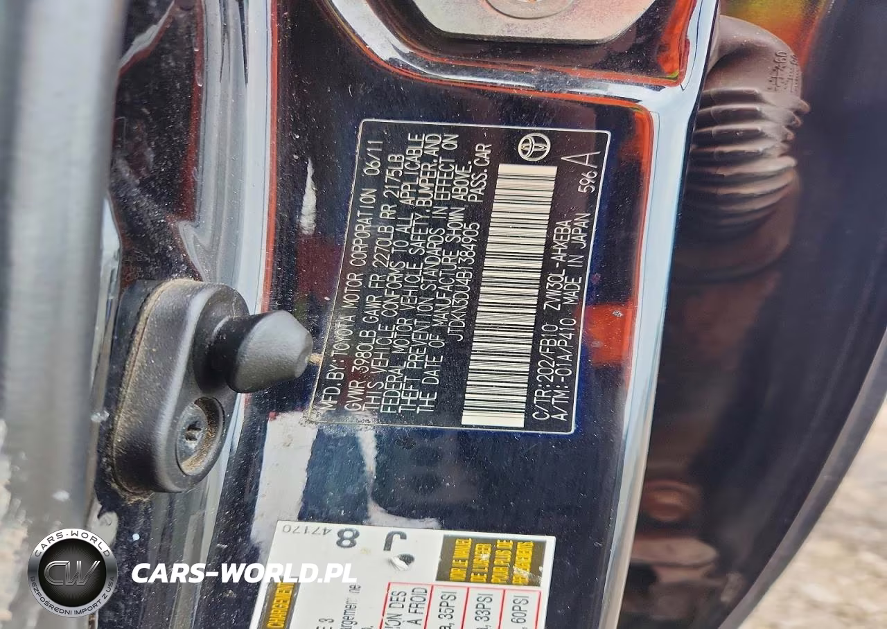 2011 Toyota Prius Two VIN:JTDKN3DU4B1384905 - 12