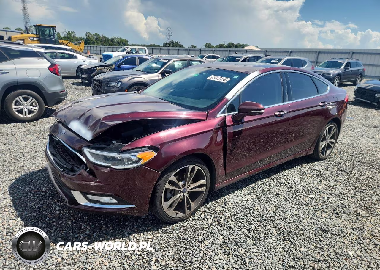2017 Ford Fusion Titanium VIN:3FA6P0K94HR270383 - 1