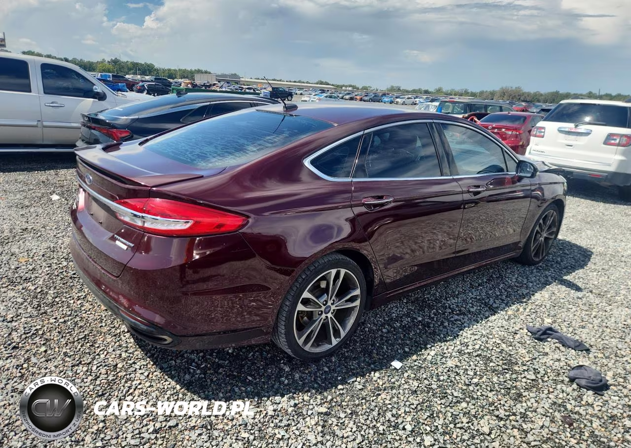 2017 Ford Fusion Titanium VIN:3FA6P0K94HR270383 - 3