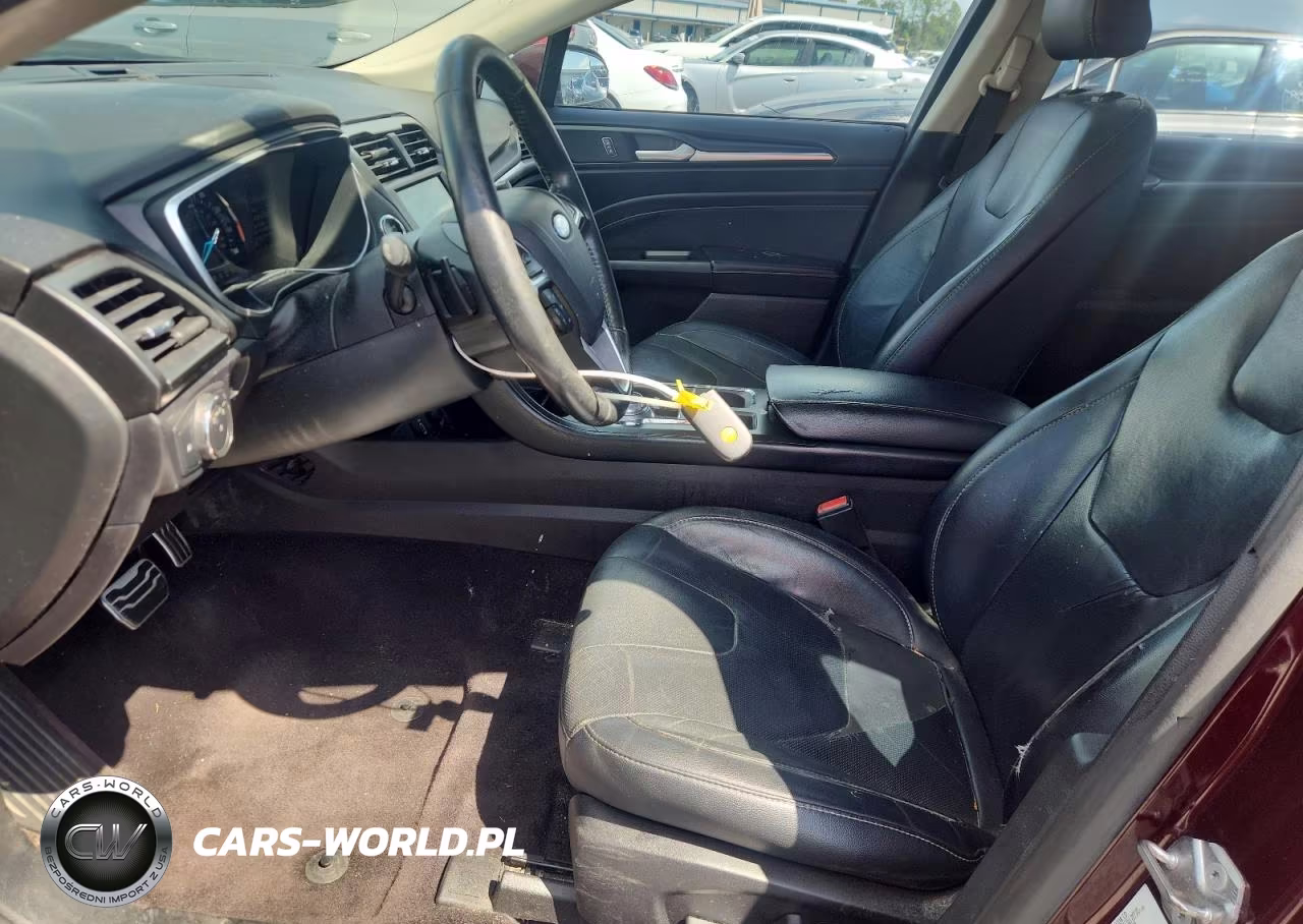 2017 Ford Fusion Titanium VIN:3FA6P0K94HR270383 - 7