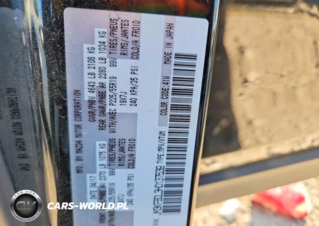 2017 Mazda Cx-5 Grand Touring VIN:JM3KFBDL3H0137539 - 12