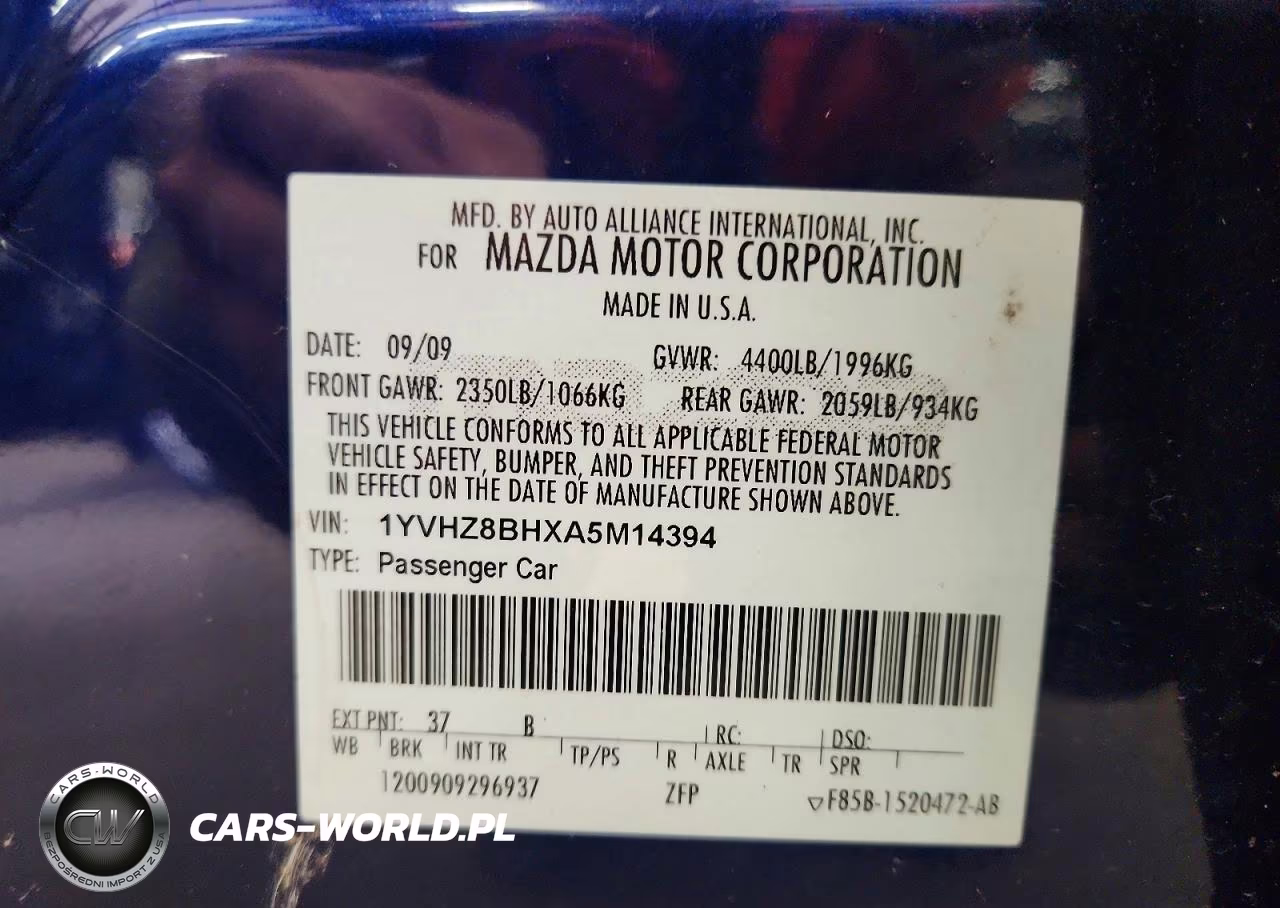2010 Mazda 6 I VIN:1YVHZ8BHXA5M14394 - 12
